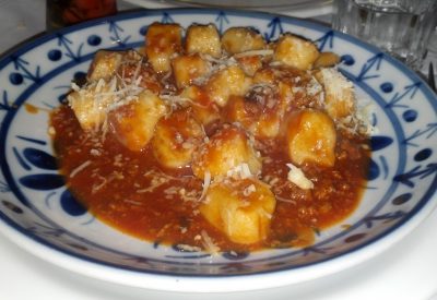 Nhoque do Oliva Gourmet Shopping Barra - Restaurantes em Salvador - Massas em Salvador - Onde Comer em Salvador - Blog de Gastronomia