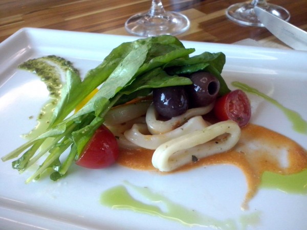 Salada de Lulas Grelhadas do Al Mare no Restaurant Week - Onde Comer em Salvador Blog de Gastronomia