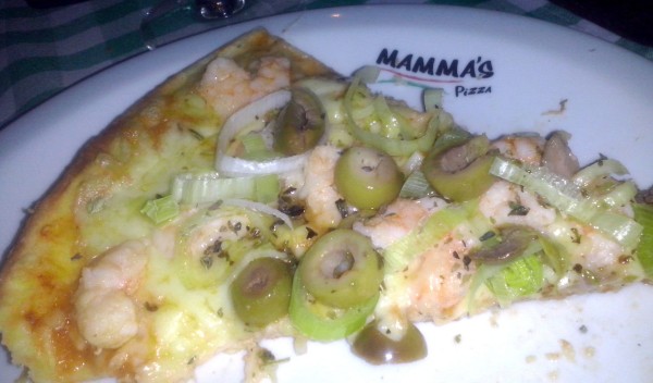 Pizza de Camarão da Pizzaria Mamma's Pizza - Onde Comer em Salvador Blog de Gastronomia
