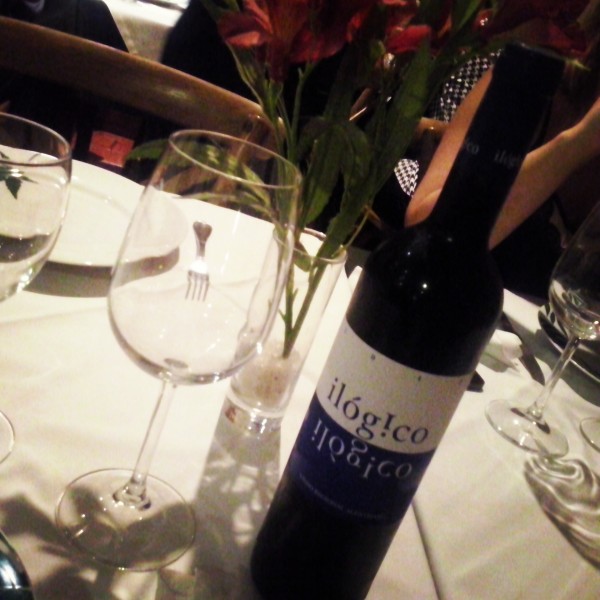 Vinho português Ilógico no restaurante italiano Di Liana - Onde Comer em Salvador Blog de Gastronomia