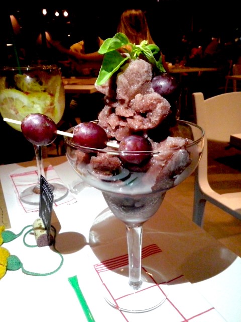 Frozen de Uva do restaurante italiano Pasta em Casa - Onde Comer em Salvador Blog de Gastronomia