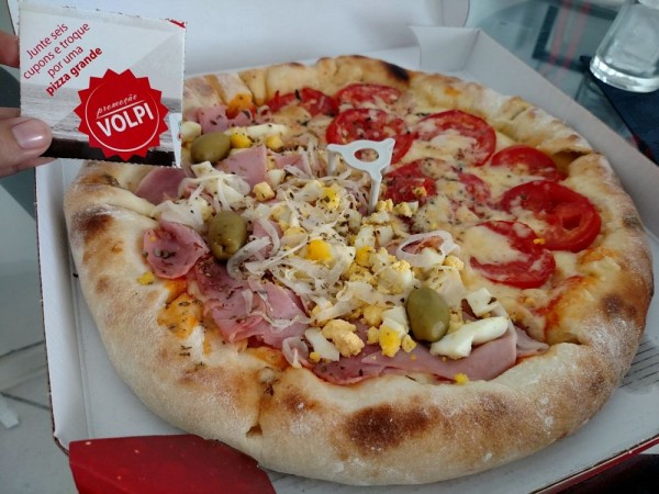 Pizza da Cantina Volpi delivery - Onde Comer em Salvador