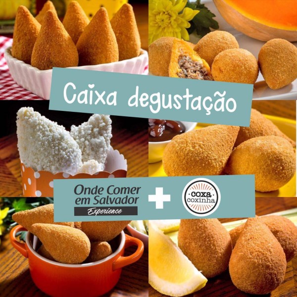 Caixa Degustação Coxa Coxinha - Onde Comer em Salvador Blo de Gastronomia