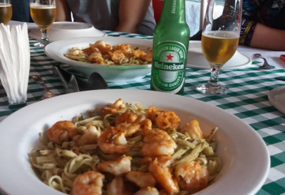 Tagliatelle ao Pesto com Camarão Di Lucca Restaurante Italiano - Onde Comer em Salvador Blog de Gastronomia