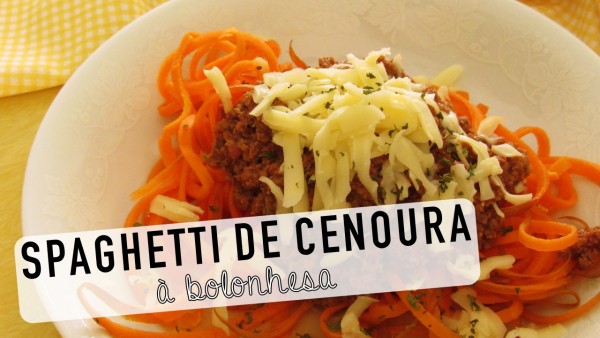 Receita Spaghetti de Cenoura à Bolonhesa Fit&Fat - Onde Comer em Salvador blog de Gastronomia